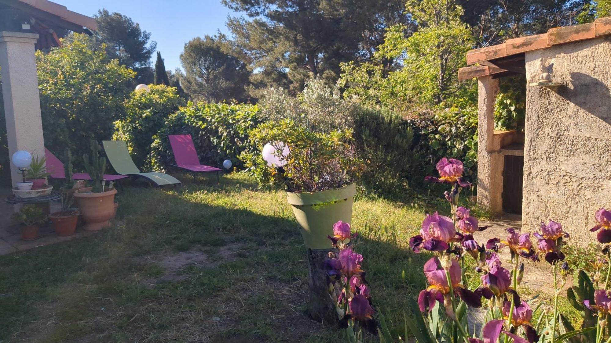Maisonnette Kalis Calme Avec Climatisation Parking Jardin Cadre Campagne Plages A Pieds Bandol Exterior foto